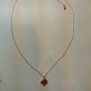 Kate Spade New Gold Metal Spade Necklace